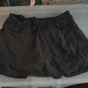 Lululemon Black Athletic Skort sz 6
